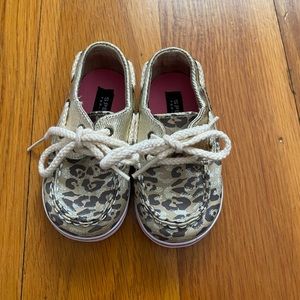 Sperry Top-Sider Leopard Print Baby Shoes
